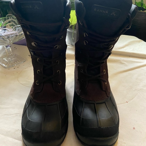Men’s Size 9 Kamik Waterproof Thinsulate Insulation Winter Boots - Picture 2 of 4